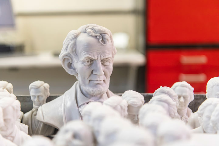 Busts of Abraham Lincoln