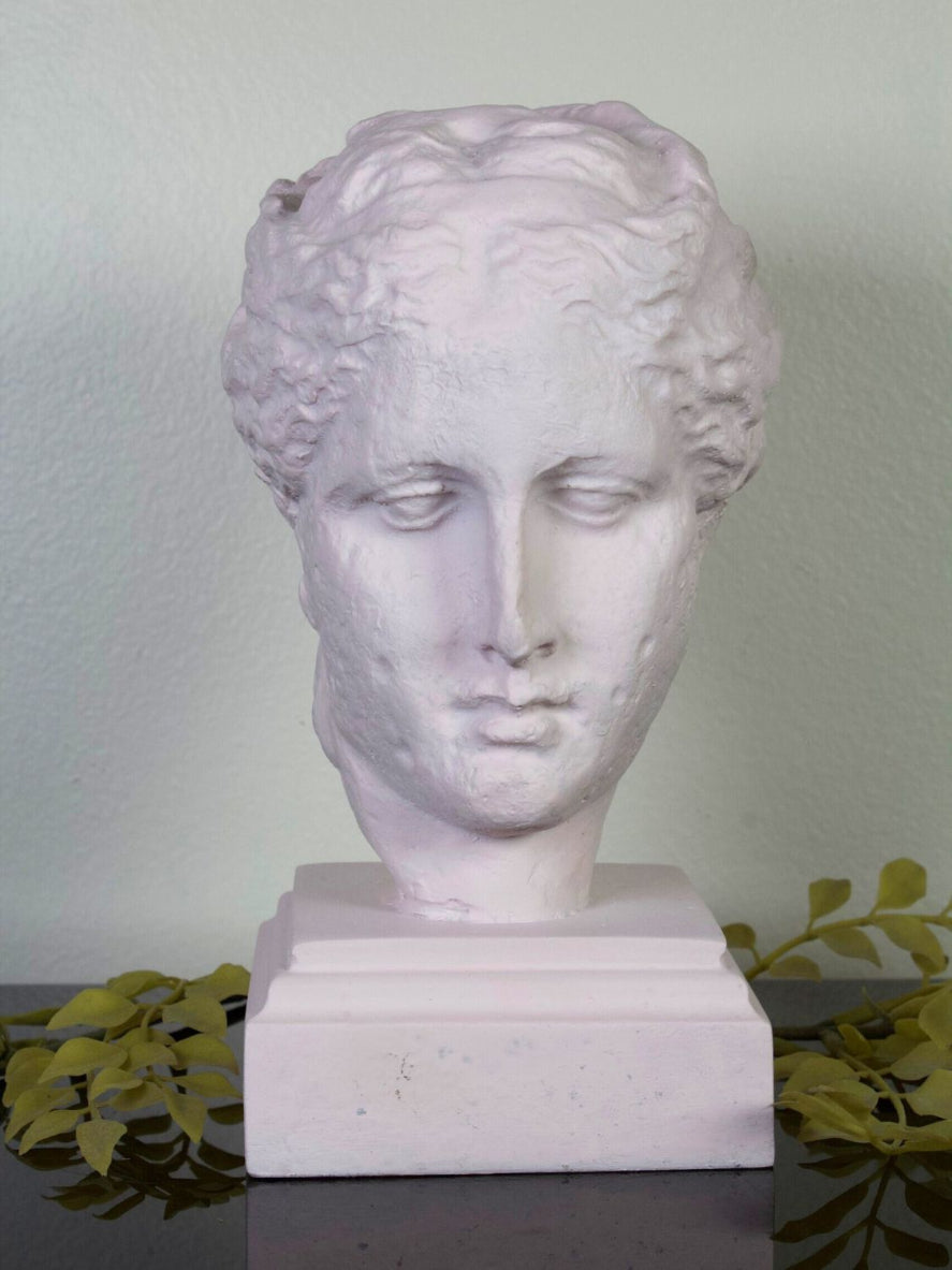 Bonded Marble Hygeia bust in Light Pink 