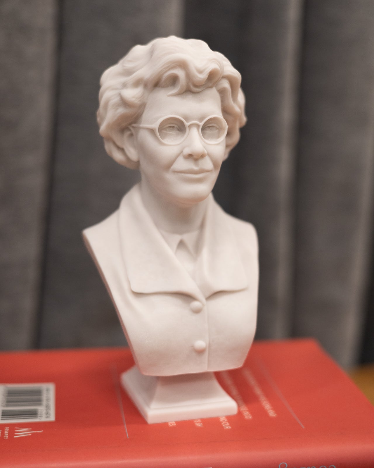 Bonded Marble gift bust of Dr. Mary Cover Jones American Psychologist 