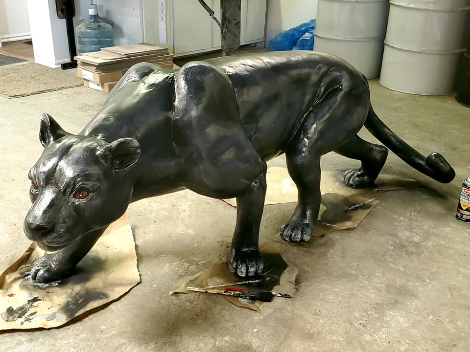 panther-school-mascot-statue