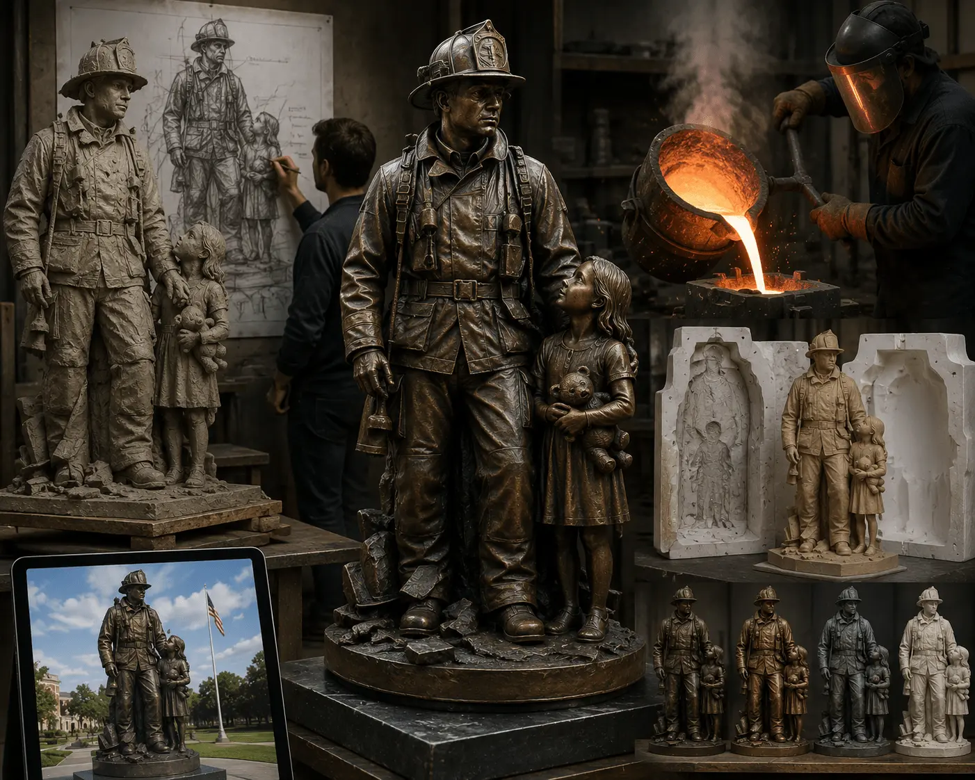 Custom statues