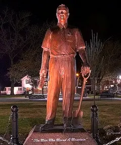 Historical figure monument