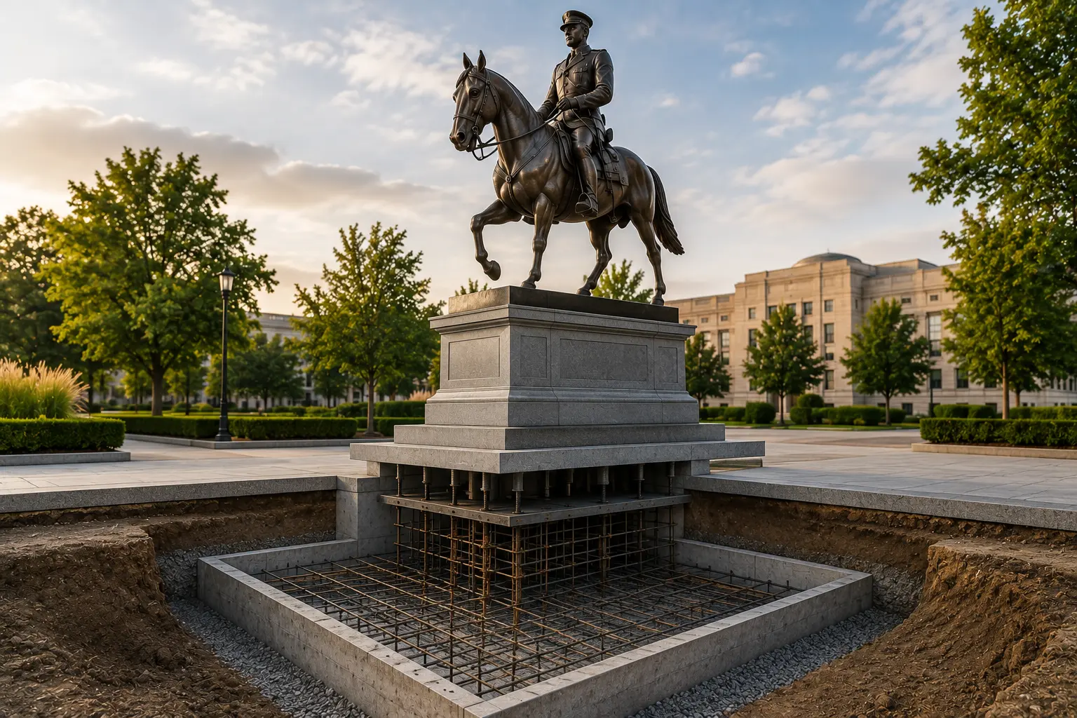 Structural engineering for public monuments