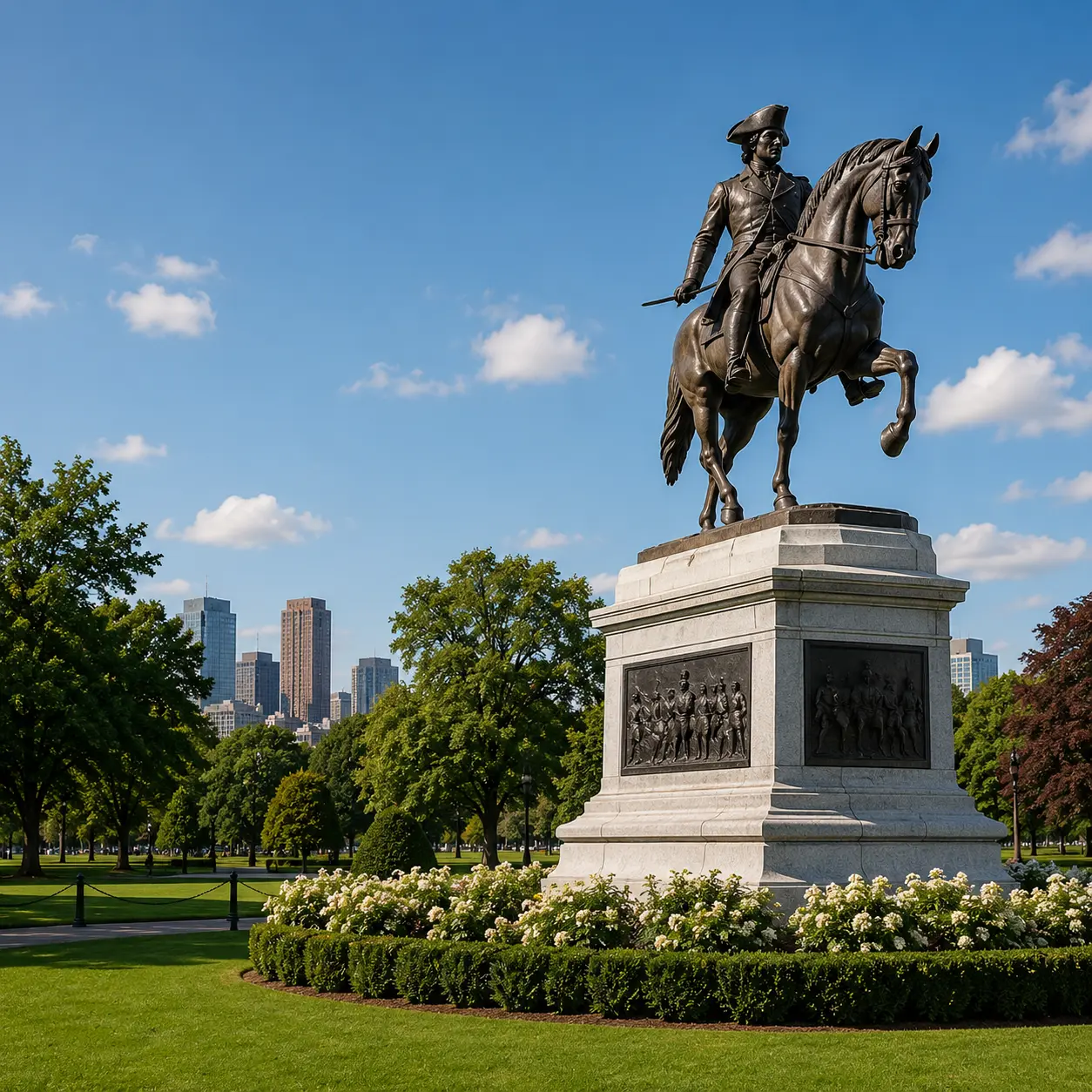 Public monument visibility and site placement