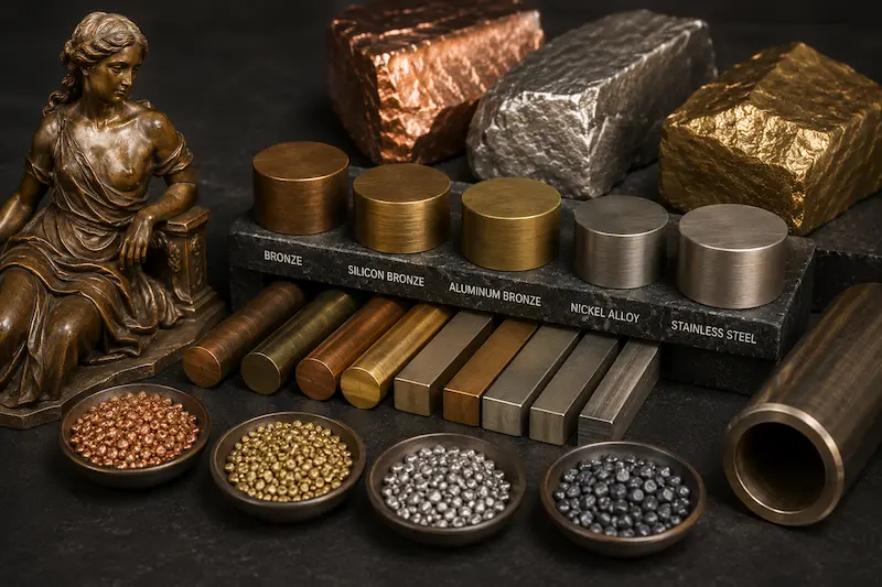 Specialty bronze and metal alloys