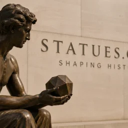 Custom bronze statue crafted by Statues.com, a sculpture studio specializing in public monuments, memorials, religious statues, portrait sculptures, and museum-quality custom artwork.