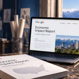 Statues.com featured in the Google Economic Impact Report with sculpture studio imagery